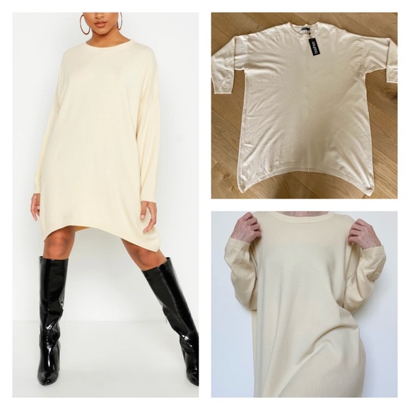 Boohoo Oversized Boyfriend Knitted 